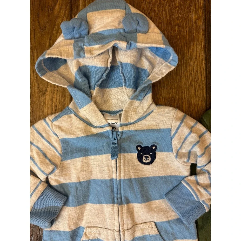 Carters Baby Boy 3 Months Rompers Outfits Pants Long Sleeved Shirts‎ Clothes Lot